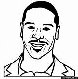 Coloring Pages Brian Actor Famous Actors Thecolor sketch template
