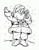 Santa Claus Printable Coloring Pages Color Colouring Popular sketch template
