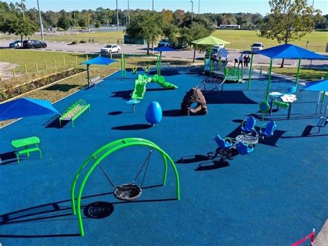 place  kids  play  pasco opens inclusive park lutz fl patch