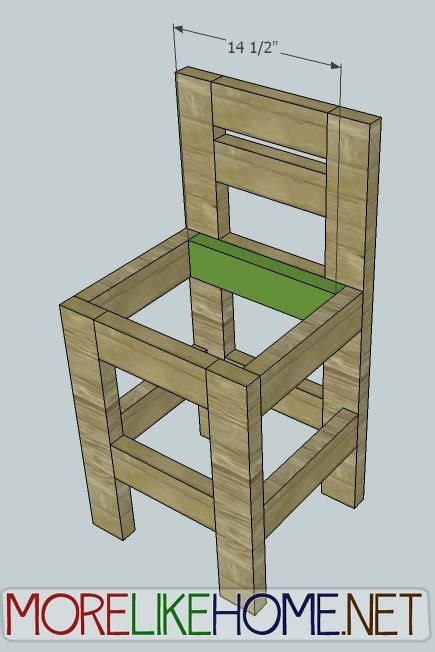 day 23 build a chunky bar stool chunky bar diy bar