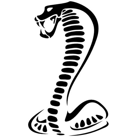 cobra snake outline sticker