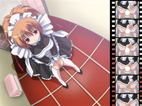 fully animated touching game peep and touch maid cafe