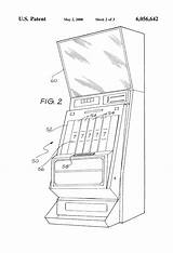 Machine Patent Slot Drawing sketch template