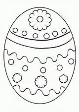 Coloring Easter Egg Pages Detailed Popular sketch template