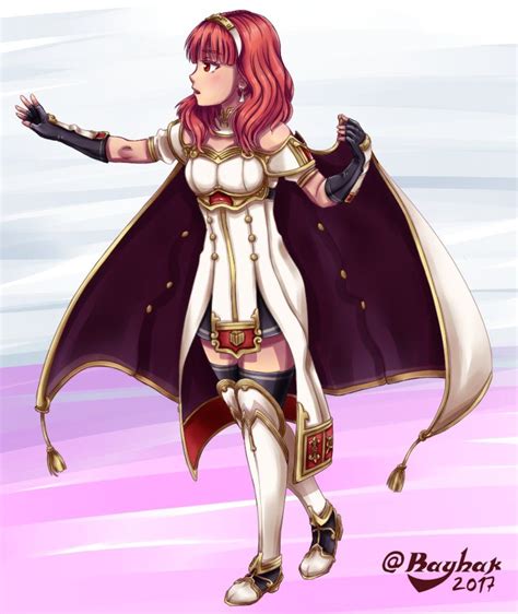 Fire Emblem Echoes Shadows Of Valentia Celica By Rayhak On