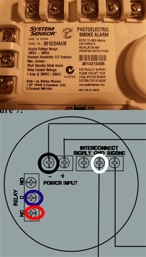 electrical    correct wiring  replacing  hardwired smoke detector home