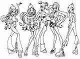 Coloring Pages Winx Printable Club 1024 sketch template