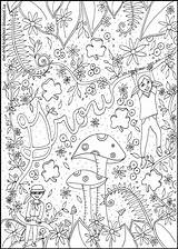 Girl Guides Scout Wagggs Thinking Doodle Grow Doodles Toadstool Theme Scouting sketch template