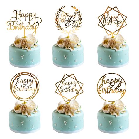 birthday cake topper  pcs  koseli celebrations
