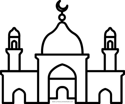 mosque coloring page ultra coloring pages