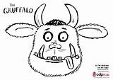 Gruffalo Coloring Masque Joue Gallimard Jeunesse sketch template
