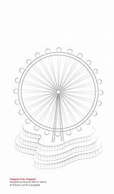 Singapore Colouring Behance Thank sketch template