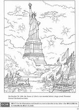 Coloring Island Ellis Pages Liberty Statue Color Adult Sheets Boost Scenery Colouring Choose Board Books sketch template