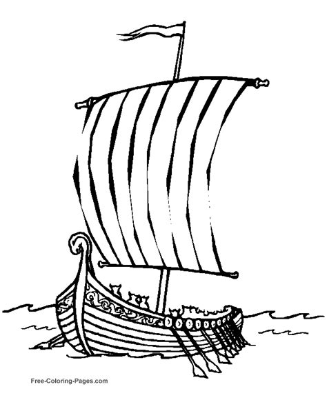kids coloring pages ships  boats