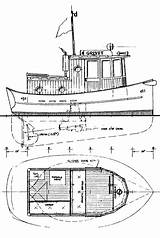 Plans Tugboat Mini Tug Plan Build Ken Hankinson Little Phil Cruiser Bullhead Workbench Benford sketch template