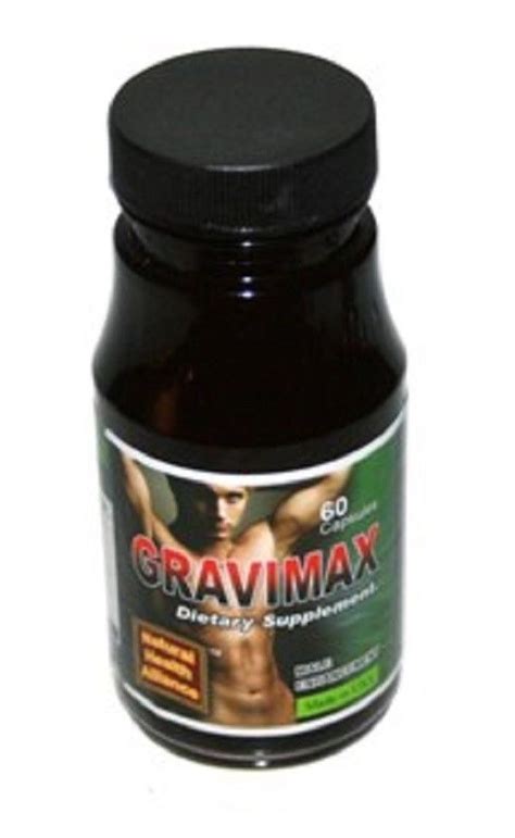 Gravimax Natural Male Enlargement Pills 60 Capsules Male Enlargement