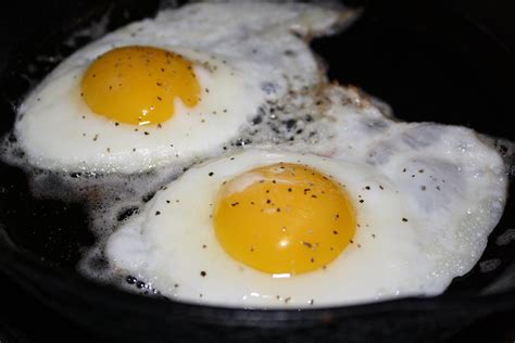 fried eggs picture  photograph  public domain