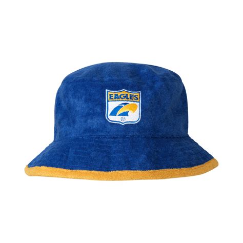 west coast eagles adults terry bucket hat