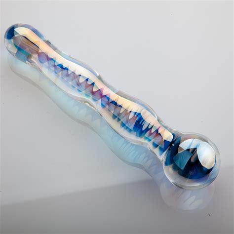 2018 new colorful crystal glass dildo anal beads butt plug female masturbation beauty dildos 180