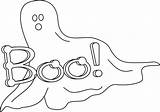 Coloring Pages Boo Halloween Printable Ghost Ghosts Clip Book Pumpkin Spooky Filminspector Coloringpagebook sketch template