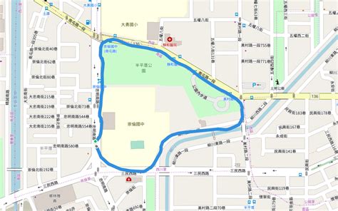parque hanping caminar  correr south district taichung taiwan china pacer