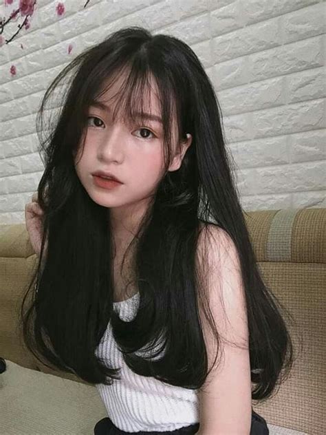 pin by jina on asian korean long hair asian hair ulzzang hair