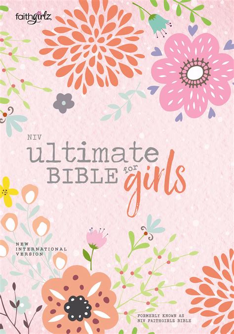 niv ultimate bible for girls pink hardcover introductions two color