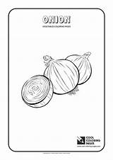 Coloring Onion Pages Cool Vegetables Print Plants Artichoke sketch template