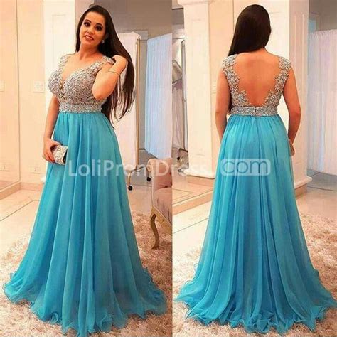 49 off cheap long plus size blue a line prom dresses 2020