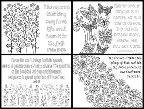 spring bible verse coloring pages