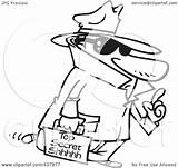 Spy Secret Top Information Outline Carrying Clip Toonaday Royalty Illustration Rf Clipart Ron Leishman 2021 sketch template