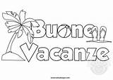 Vacanze Buone Scritta Colorare Tuttodisegni sketch template