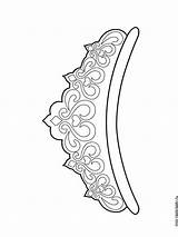 Crown Coloring Pages Printable Template корона Recommended sketch template