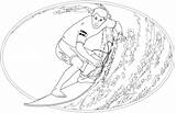 Surfing Coloring Pages Printable Supercoloring Categories Sports sketch template