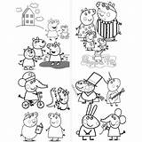 Peppa Gerald 101coloring Mandy Trailed Champion sketch template