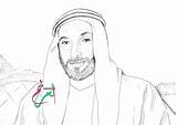 زايد الشيخ سلطان بن ال نهيان Zayed Creatopia Sheikh له طيب الله sketch template