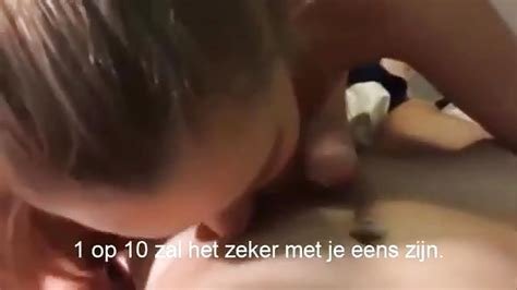 schattige nederlandse tiener zuigt in pov porn300
