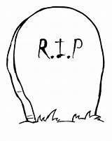 Printable Halloween Template Tombstone Coloring Easy Tombstones Drawings Gravestone Templates Clipart Blank Draw Simple Crown Designs Decorations Clip Pages Cutouts sketch template