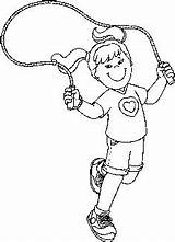Clipart Rope Jumping Coloring Clip Carson Dellosa Colorear Para Dibujos Sport Kids Bmp Saltando Deportes Niños Dibujar Bw Dibujo 1375 sketch template