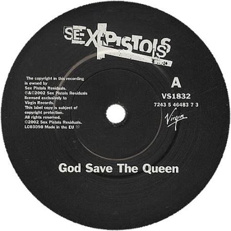 Sex Pistols God Save The Queen Uk 7 Vinyl Single 7 Inch Record 215786