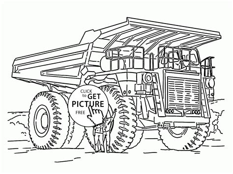 dump truck coloring pages  firka tein