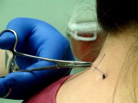 nape piercing youtube