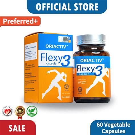 oriactiv flexy3 500mg x 60 vega capsules shopee malaysia