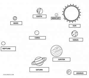 solar system coloring pages  kids solar system coloring pages