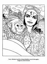 Jackson Michael Coloring Pages Colouring Drawings Chimpanzee Book Choose Board Mermaid sketch template