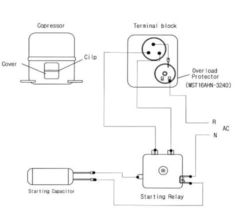 refrigerator start relay wiring diagram  faceitsaloncom