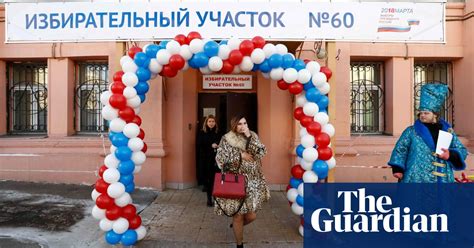 russian voters go to the polls in pictures world news the guardian