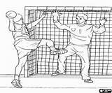 Handball Coloring Pages Template sketch template