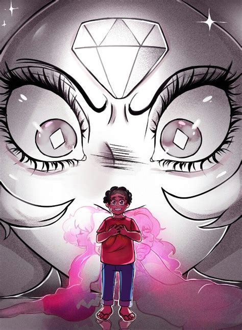 White Diamond And Steven Rose Quartz Pink Diamond Steven Universe