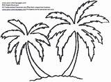 Palm Tree Coloring Template Trees Drawing Coconut Pages Printable Leaf Outline Stencil Shape Drawings Leaves Onesies Getdrawings Hawaii Merrychristmaswishes Info sketch template